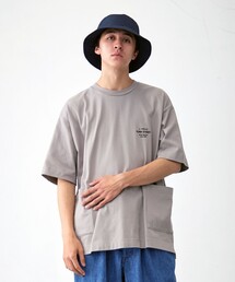 【UNISEX】ワンポイント腰ポケットTシャツ