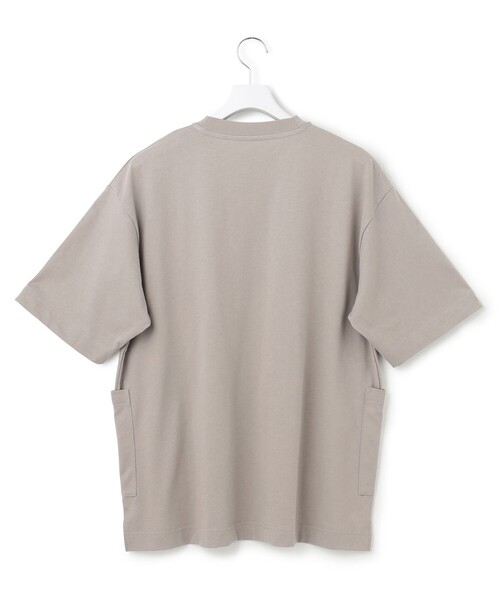 J.PRESS YORK STREET(ジェイプレスヨークストリート)の「【UNISEX】ワンポイント腰ポケットTシャツ(Tシャツ/カットソー・メンズ・グレー系/ネイビー系/ホワイト系/スモーキーグリーン系/オレンジ系/ベージュ系・SMALL/MEDIUM/LARGE)」の11枚目の写真