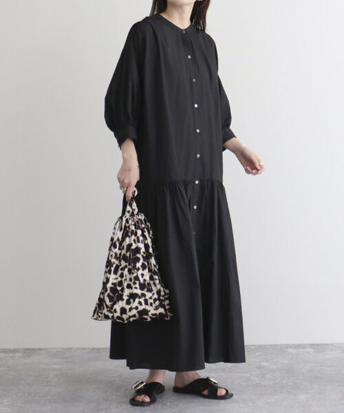 fredy emue（フレディエミュ）の「【fredyemueフレディエミュ】コードボリュームシャツワンピース（シャツワンピース・レディース・オフホワイト/ブラック/ピンク・38）」の12枚目の写真