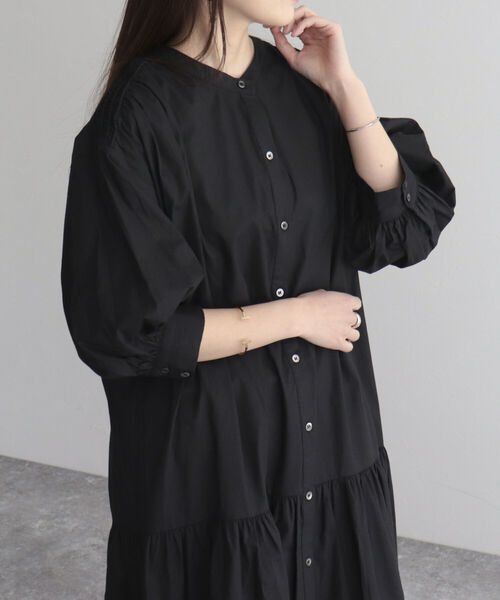 fredy emue（フレディエミュ）の「【fredyemueフレディエミュ】コードボリュームシャツワンピース（シャツワンピース・レディース・オフホワイト/ブラック/ピンク・38）」の20枚目の写真