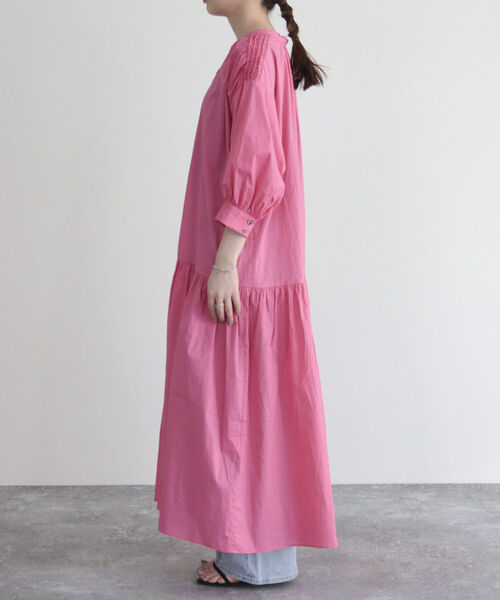 fredy emue（フレディエミュ）の「【fredyemueフレディエミュ】コードボリュームシャツワンピース（シャツワンピース・レディース・オフホワイト/ブラック/ピンク・38）」の8枚目の写真