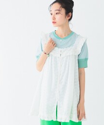 BEAMS BOY | BEAMS BOY / カットワーク ノースリーブ ブラウス(シャツ/ブラウス)