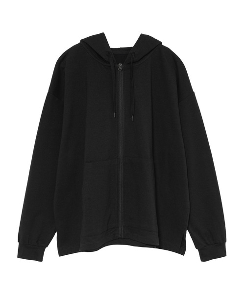 for/c(フォーシー)の「UV USAコットン長袖サイドスリットZIPパーカー【サスティナブル】(パーカー・レディース・アイボリー/ブラック/ベージュ・M/L/LL)」の17枚目の写真