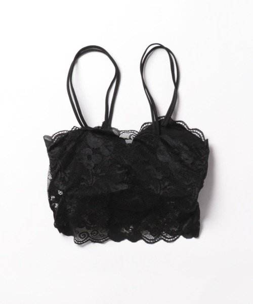 NinaetLina（ニナエリナ）の「レースカップ付きキャミソール（キャミソール・レディース・ブラック/ホワイト・M/L）」の8枚目の写真