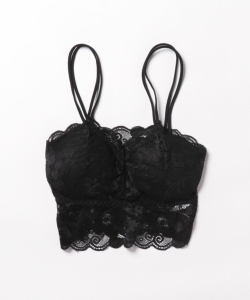NinaetLina（ニナエリナ）の「レースカップ付きキャミソール（キャミソール・レディース・ブラック/ホワイト・M/L）」の13枚目の写真