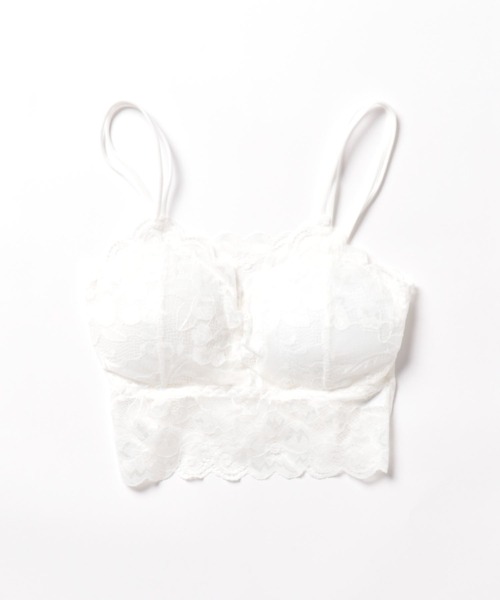 NinaetLina（ニナエリナ）の「レースカップ付きキャミソール（キャミソール・レディース・ブラック/ホワイト・M/L）」の11枚目の写真