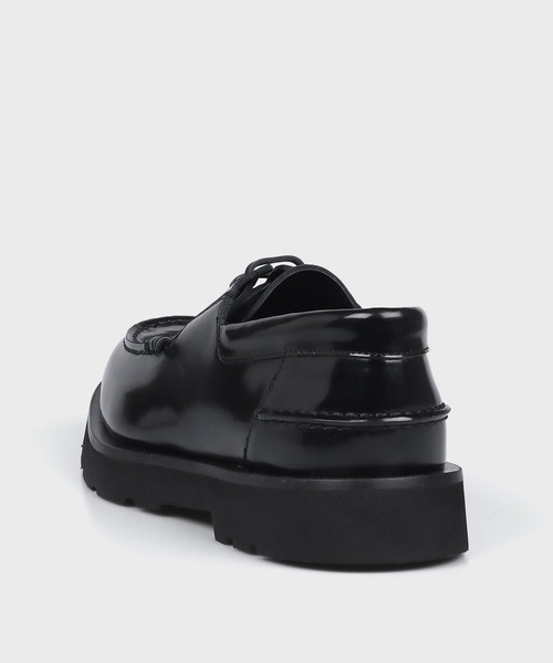 Paul Smith(ポールスミス)の「レザー ボートシューズ / 130823 SKYL(ドレスシューズ・メンズ・ブラック/グレイッシュブルー・LARGE/MEDIUM)」の7枚目の写真