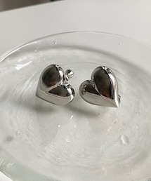 DouDou | プックリハートイヤリング(イヤリング)