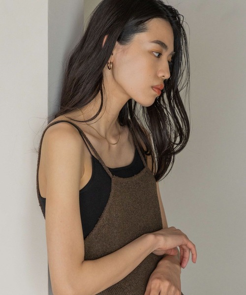 eL（エル）の「【eL】Ribbon Cami Dress/196483（ワンピース・レディース・ブラウン系その他/パープル系その他/ネイビー系・FREE）」の10枚目の写真