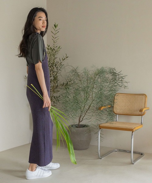 eL（エル）の「【eL】Ribbon Cami Dress/196483（ワンピース・レディース・ブラウン系その他/パープル系その他/ネイビー系・FREE）」の11枚目の写真