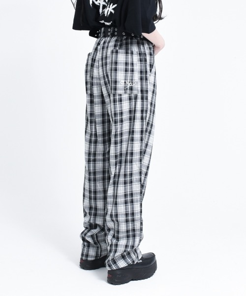 TRAVAS TOKYO 【トラバストーキョー】 ベルト付きチェックパンツ TRAVAS TOKYO(トラバス トウキョウ)の「『TRAVAS TOKYO