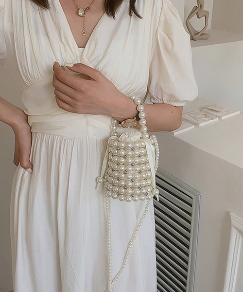 Dita Muaj.（ディータムアージュ）の「パールミニショルダー（ショルダーバッグ・レディース・シルバー/ゴールド・FREE）」の6枚目の写真