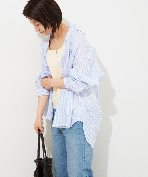 B.C STOCK(ベーセーストック)の「2WAYニットタンク(タンクトップ・レディース・グリーン/ブラウン/チャコールグレー/アイボリー・FREE)」の12枚目の写真
