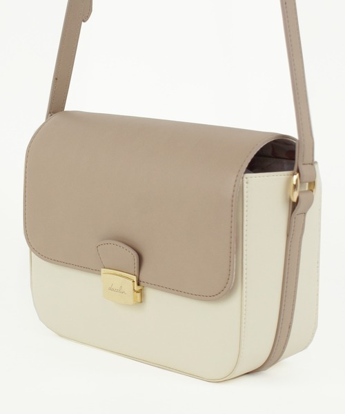 dazzlin（ダズリン）の「dazzlin/ダズリン　スムース メタルショルダーバッグ（ショルダーバッグ・レディース・ホワイト系その他/ベージュ系その他/ブルー系その他/ブラック/アイボリー・FREE）」の12枚目の写真