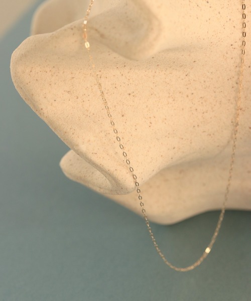 NOIR DE POUPEE（ノワールドプーペ）の「K10 フラットチェーン