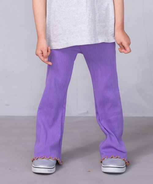 CALMIA（カルミア）の「メローフレアーパンツ(90～150cm)（その他パンツ・キッズ・ブラック/ラベンダー/ライトグリーン・90/100/110/120/130/140/150）」の11枚目の写真