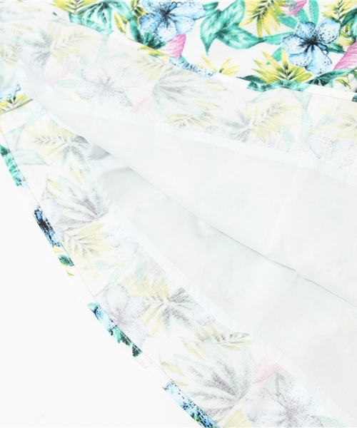 Denime（ドゥニーム）の「FLOWER PATTERN SKIRT/フラワーパターンスカート（スカート・レディース・グリーン/レッド・FREE）」の9枚目の写真