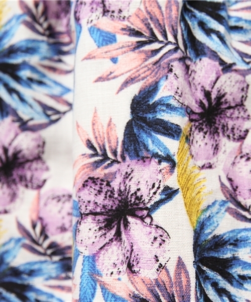 Denime（ドゥニーム）の「FLOWER PATTERN SKIRT/フラワーパターンスカート（スカート・レディース・グリーン/レッド・FREE）」の11枚目の写真