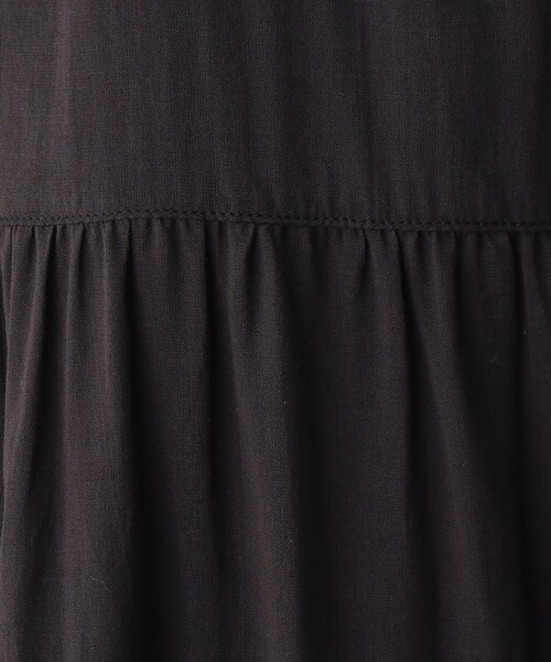 OPAQUE.CLIP(オペークドットクリップ)の「◆オーガニックコットン混 ティアードワンピース【洗濯機洗い可】(ワンピース・レディース・ブラック/ブルー/オレンジ系その他/ライトパープル・38/40)」の11枚目の写真