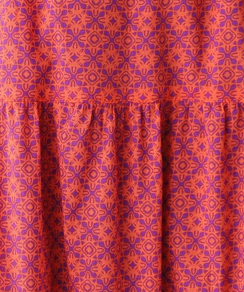 OPAQUE.CLIP(オペークドットクリップ)の「◆オーガニックコットン混 ティアードワンピース【洗濯機洗い可】(ワンピース・レディース・ブラック/ブルー/オレンジ系その他/ライトパープル・38/40)」の15枚目の写真