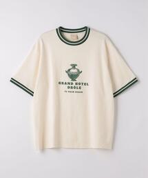 Tシャツ・カットソー DROLE DE MONSIEUR GRAND HOTEL PRINT T-SHIRT Le T-Shirt Grand Hôtel
