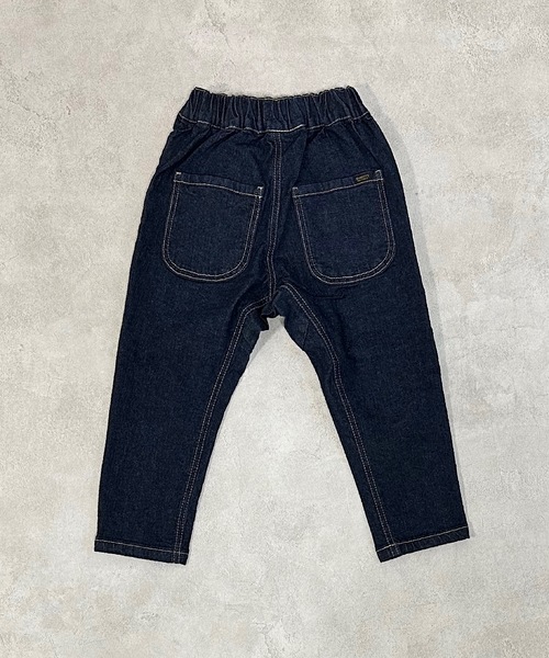 MARKEY'S（マーキーズ）の「デニムマチツキテーパードパンツ（80～150cm)（デニムパンツ・キッズ・ネイビー/ブルー・80/110/120/140/130/100/150/90/95）」の2枚目の写真