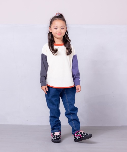 MARKEY'S（マーキーズ）の「デニムマチツキテーパードパンツ（80～150cm)（デニムパンツ・キッズ・ネイビー/ブルー・80/110/120/140/130/100/150/90/95）」の3枚目の写真