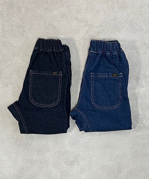 MARKEY'S（マーキーズ）の「デニムマチツキテーパードパンツ（80～150cm)（デニムパンツ・キッズ・ネイビー/ブルー・80/110/120/140/130/100/150/90/95）」の10枚目の写真