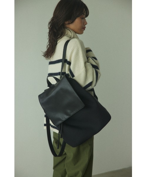 BLACK BY MOUSSY(ブラックバイマウジー)の「flap ruck sack(フラップリュックサック)(バックパック/リュック・レディース・ブラック・FREE)」の15枚目の写真