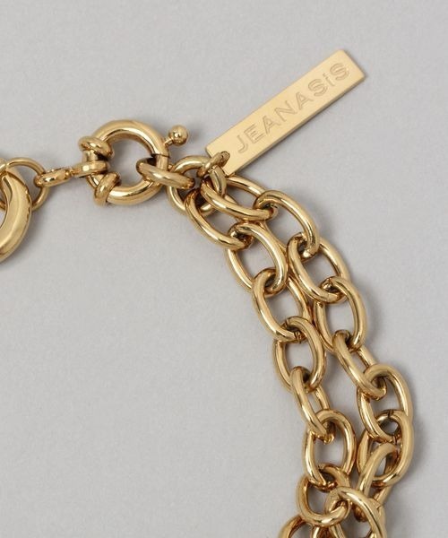 JEANASIS（ジーナシス）の「【ステンレス】リングチェーンブレス/971326（ブレスレット・レディース・シルバー/ゴールド・FREE）」の5枚目の写真
