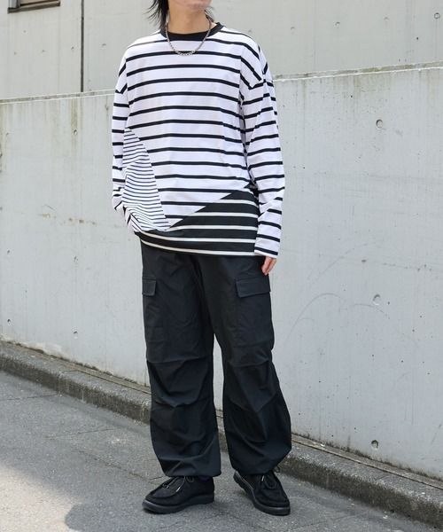 COLONY 2139（コロニートゥーワンスリーナイン）の「ストレッチカーゴパンツ（カーゴパンツ・メンズ・カーキ/ブラック・MEDIUM/LARGE）」の12枚目の写真