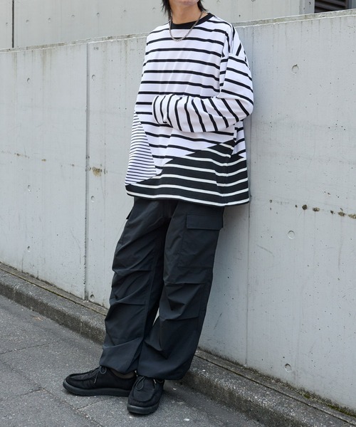 COLONY 2139（コロニートゥーワンスリーナイン）の「ストレッチカーゴパンツ（カーゴパンツ・メンズ・カーキ/ブラック・MEDIUM/LARGE）」の8枚目の写真