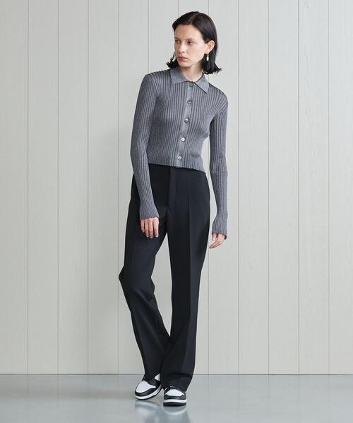Hラメリブショートカーディガン BEAUTY&YOUTH UNITED ARROWS（ビューティーアンドユース