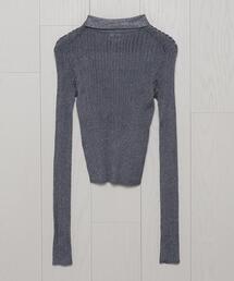Hラメリブショートカーディガン H＞ラメリブショートカーディガン | UNITED ARROWS LTD.ONLINE