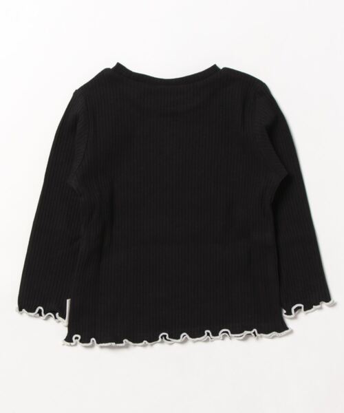 petit main（プティマイン）の「【GOODPRICE】メロー長T（Tシャツ/カットソー・キッズ・ブラック/オフホワイト/ライトベージュ/ブルー・100cm/80ｃｍ/120cm/110cm/90cm/130cm）」の12枚目の写真