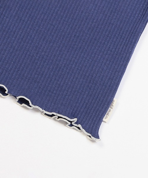 petit main（プティマイン）の「【GOODPRICE】メロー長T（Tシャツ/カットソー・キッズ・ブラック/オフホワイト/ライトベージュ/ブルー・100cm/80ｃｍ/120cm/110cm/90cm/130cm）」の8枚目の写真