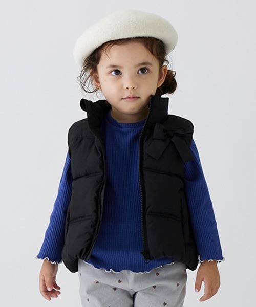 petit main（プティマイン）の「【GOODPRICE】メロー長T（Tシャツ/カットソー・キッズ・ブラック/オフホワイト/ライトベージュ/ブルー・100cm/80ｃｍ/120cm/110cm/90cm/130cm）」の20枚目の写真