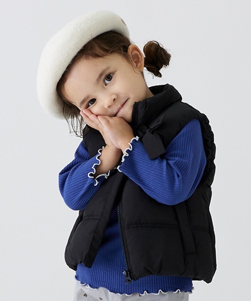 petit main（プティマイン）の「【GOODPRICE】メロー長T（Tシャツ/カットソー・キッズ・ブラック/オフホワイト/ライトベージュ/ブルー・100cm/80ｃｍ/120cm/110cm/90cm/130cm）」の18枚目の写真