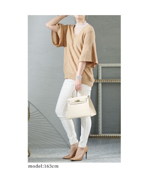 Sawa a la mode（サワアラモード）の「レースインナートップス（Tシャツ/カットソー・レディース・ブラック/ホワイト/パープル/ピンク・FREE）」の17枚目の写真