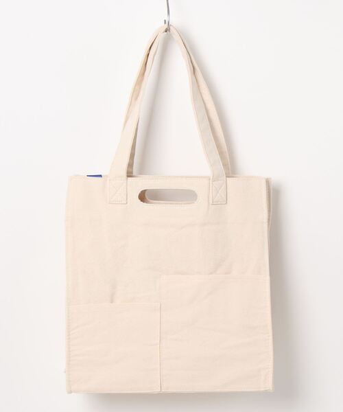 Keith Haring（キース・ヘリング）の「【Keith Haring/キースヘリング】2WAY キャンバス TOTE BAG ポケット付き（トートバッグ・メンズ・ホワイト/ブラック/ブラック系その他/ホワイト系その他・FREE）」の5枚目の写真