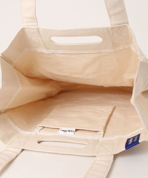 Keith Haring（キース・ヘリング）の「【Keith Haring/キースヘリング】2WAY キャンバス TOTE BAG ポケット付き（トートバッグ・メンズ・ホワイト/ブラック/ブラック系その他/ホワイト系その他・FREE）」の7枚目の写真