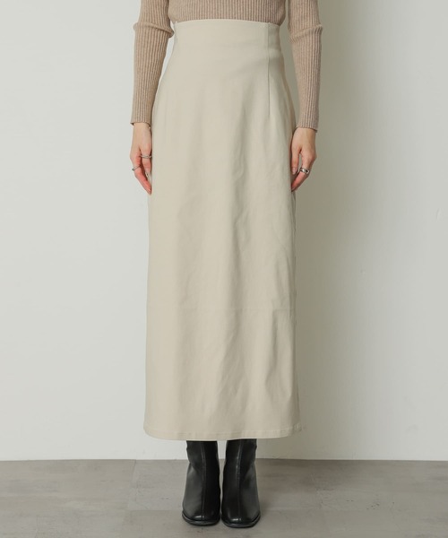 SENSE OF PLACE by URBAN RESEARCH（センスオブプレイスバイアーバンリサーチ）の「ストレッチサスツキハイウエストスカート（スカート・レディース・ブラック/イエロー/モカ/ライトベージュ・SMALL/MEDIUM/LARGE/X-SMALL/TALL）」の6枚目の写真