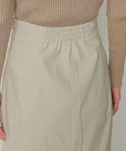 SENSE OF PLACE by URBAN RESEARCH（センスオブプレイスバイアーバンリサーチ）の「ストレッチサスツキハイウエストスカート（スカート・レディース・ブラック/イエロー/モカ/ライトベージュ・SMALL/MEDIUM/LARGE/X-SMALL/TALL）」の16枚目の写真