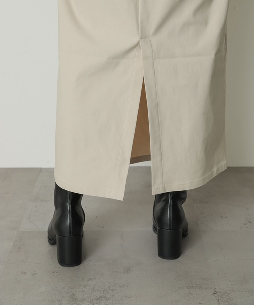 SENSE OF PLACE by URBAN RESEARCH（センスオブプレイスバイアーバンリサーチ）の「ストレッチサスツキハイウエストスカート（スカート・レディース・ブラック/イエロー/モカ/ライトベージュ・SMALL/MEDIUM/LARGE/X-SMALL/TALL）」の21枚目の写真