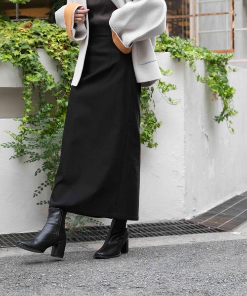 SENSE OF PLACE by URBAN RESEARCH（センスオブプレイスバイアーバンリサーチ）の「ストレッチサスツキハイウエストスカート（スカート・レディース・ブラック/イエロー/モカ/ライトベージュ・SMALL/MEDIUM/LARGE/X-SMALL/TALL）」の12枚目の写真