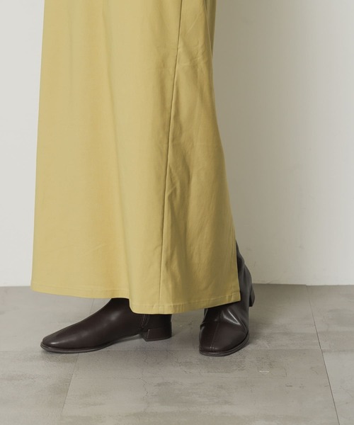 SENSE OF PLACE by URBAN RESEARCH（センスオブプレイスバイアーバンリサーチ）の「ストレッチサスツキハイウエストスカート（スカート・レディース・ブラック/イエロー/モカ/ライトベージュ・SMALL/MEDIUM/LARGE/X-SMALL/TALL）」の7枚目の写真