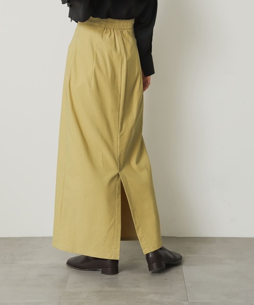 SENSE OF PLACE by URBAN RESEARCH（センスオブプレイスバイアーバンリサーチ）の「ストレッチサスツキハイウエストスカート（スカート・レディース・ブラック/イエロー/モカ/ライトベージュ・SMALL/MEDIUM/LARGE/X-SMALL/TALL）」の8枚目の写真