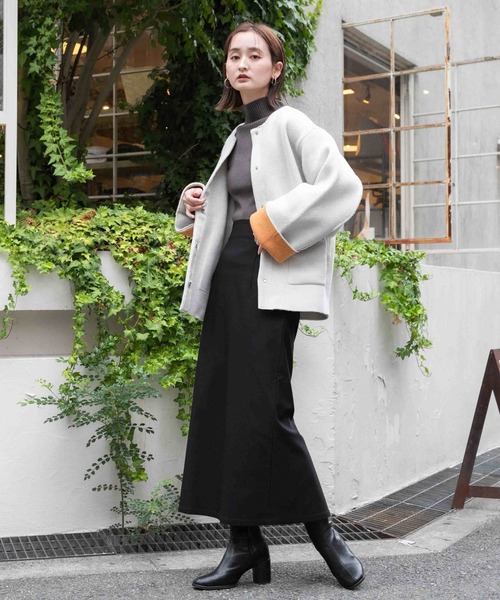 SENSE OF PLACE by URBAN RESEARCH（センスオブプレイスバイアーバンリサーチ）の「ストレッチサスツキハイウエストスカート（スカート・レディース・ブラック/イエロー/モカ/ライトベージュ・SMALL/MEDIUM/LARGE/X-SMALL/TALL）」の13枚目の写真