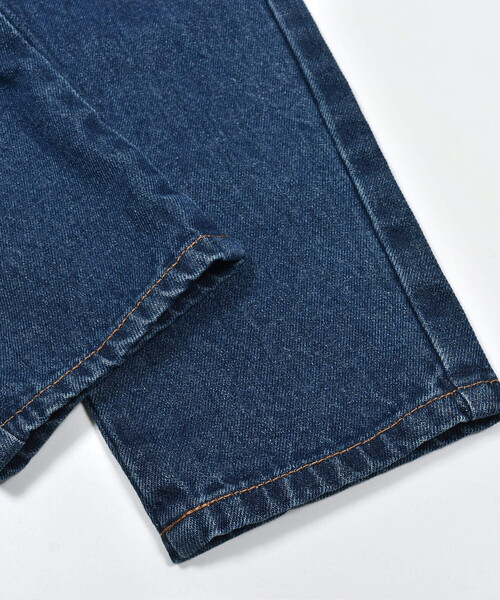 SLAP SLIP（スラップスリップ）の「バックプリントハイウエスト風デニムサロペット(80~120cm)（つなぎ/オールインワン・キッズ・ネイビー・80ｃｍ/120cm/110cm/90cm/100cm）」の14枚目の写真