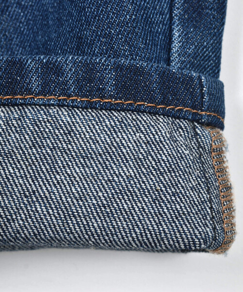 SLAP SLIP（スラップスリップ）の「バックプリントハイウエスト風デニムサロペット(80~120cm)（つなぎ/オールインワン・キッズ・ネイビー・80ｃｍ/120cm/110cm/90cm/100cm）」の15枚目の写真